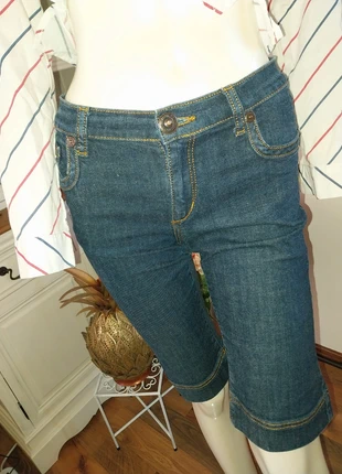 Bermuda/ short long en jean état neuf by Morgan taille S, marca: Morgan, estado: Novo sem etiquetas, tamanho: S / 36 / 8, €15.00, €16.45 inclui Proteção do Comprador