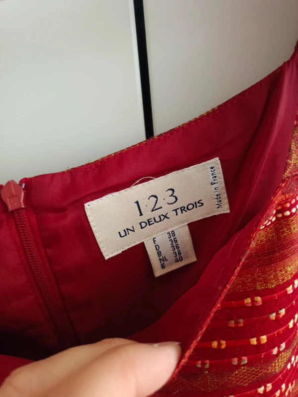 Robe rouge 123 taille 38 - photo numéro 4