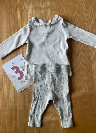 Ensemble fille, marca: Kiabi, estado: Muito bom, tamanho: 3-6 meses / 62 cm, €3.00, €3.85 inclui Proteção do Comprador