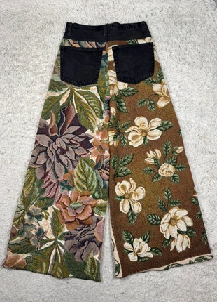 Artisanal Art Reworked Tapestry Wide-Leg Pants – Unique Couture Piece, marca: Vintage Dressing, estado: Muy bueno, tamaño: M / 38 / 10, 120,00 €, 126,70 € Protección al comprador incluida