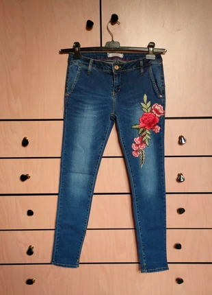 Jeans ricamati, marca: Glamoo, estado: Muy bueno, tamaño: M / 38 / 10, 6,00 €, 7,00 € Protección al comprador incluida