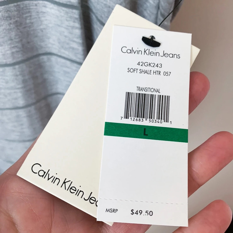 NWT Calvin Klein Cover Up Long Grey Top 3