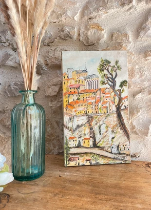 Tableau ancien paysage urbain signé N. Bojardet 1986 – Huile sur toile, brand: Vintage Dressing, condition: Good, €8.50, €9.63 includes Buyer Protection