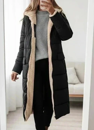 Manteau long réversible, merk: Manteau parisien, staat: Heel goed, maat: S / 36 / 8, € 83,00, € 87,85 inclusief Kopersbescherming