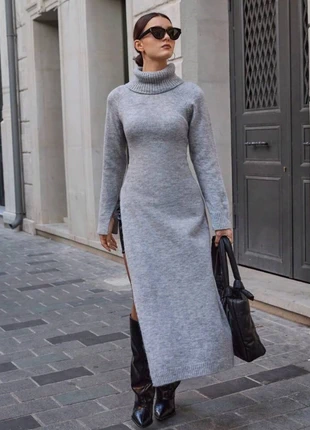 Robe pull col roulé gris, marque: Shein, état: Très bon état, taille: S / 36 / 8, 11,00 €, 12,25 € Protection acheteurs incluse