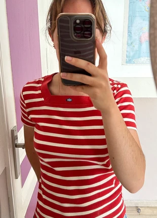 Teeshirt rouge et blanc Thalassa, brand: Thalassa, condizioni: Ottime, taglia: S, €6.00, €7.00 include la Protezione acquisti