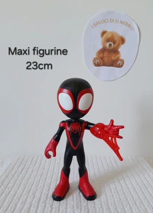 Spidey : Maxi figurine de Miles Morales (Spin) avec toile amovible, marque: Marvel, état: Très bon état, taille: 4 ans / 104 cm, 7,90 €, 9,00 € Protection acheteurs (Pro) incluse