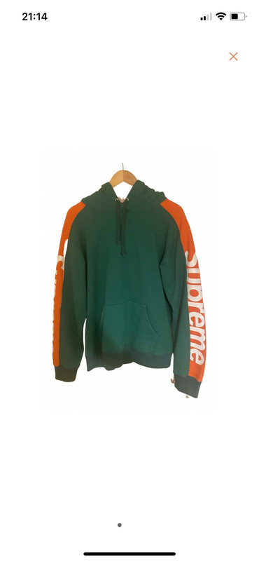 Supreme Men SS18 sideline hoodie Vinted