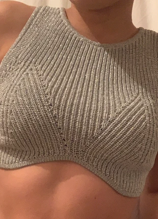 Crop top, marca: Bershka, estado: Novo com etiquetas, tamanho: XS / 34 / 6, €10.00, €11.20 inclui Proteção do Comprador