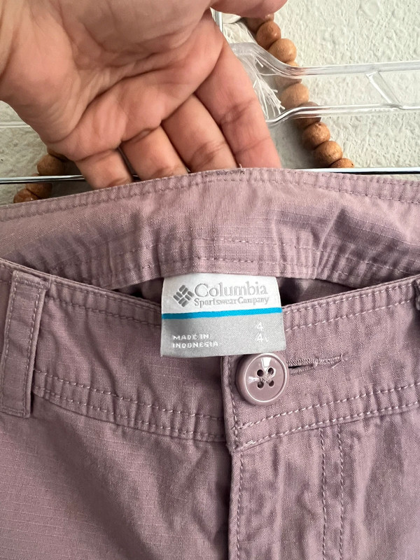 Columbia light purple cotton shorts 2