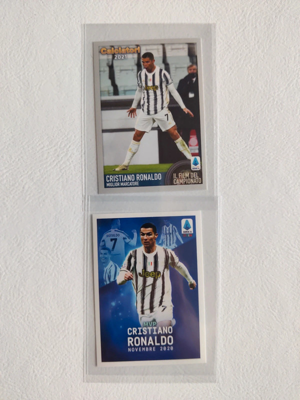 Calciatori Panini 2021 Figurine Cristiano Ronaldo Esaurite CR7 Juventus Italy C7 MVP3 Mint 1