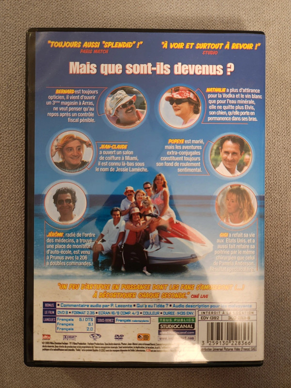 DVD Les Bronzés 3 Amis Pour la Vie 2