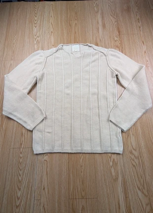 Pull beige Jules taille L – coutures apparentes et lignes en relief – très bon état / #2, marke: Jules, zustand: Sehr gut, größe: L, 2,99 €, 3,84 € inklusive Vinted-Käuferschutz