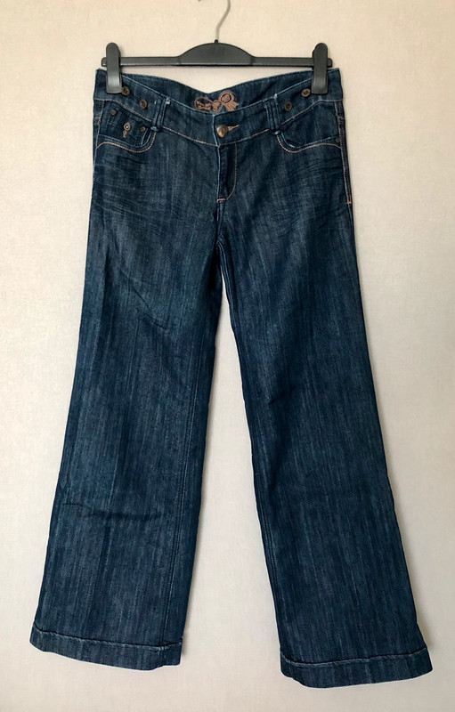 Jeans Salopette large 1