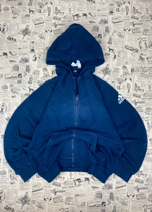 Felpa Boxy Fit Zip Vintage Adidas, brand: Vintage Dressing, condizioni: Ottime, taglia: M, €15.99, €17.49 include la Protezione acquisti