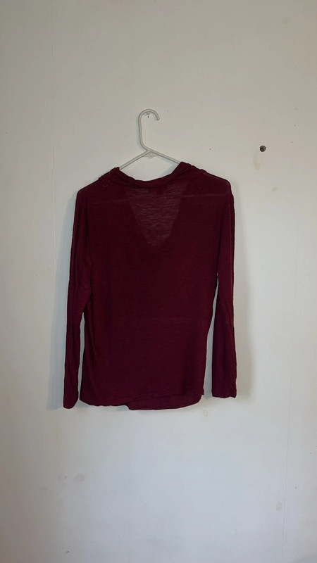 Tribal Maroon Long Sleeve Shirt 2