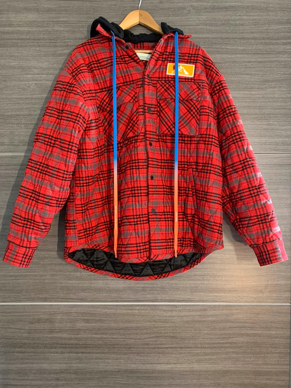 Off White Flannel Jacket Vinted