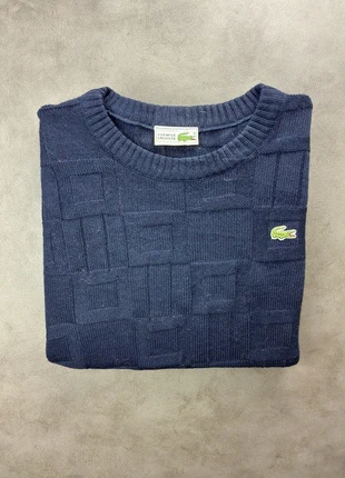 Pull col rond Lacoste bleu pour homme taille 5, brand: Lacoste, condition: Very good, size: L, €30.00, €32.20 includes Buyer Protection