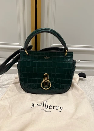 Mulberry Amberley crossbody bag in green croc, brand: Mulberry, condition: Very good, $518.34, $544.96 includes Buyer Protection