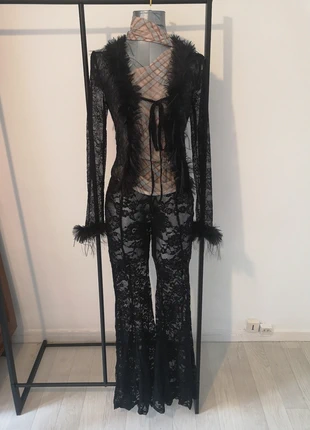 Pantalon Dentelle, marque: alt goth, état: Neuf sans étiquette, taille: M / 38 / 10, 39,00 €, 41,65 € Protection acheteurs incluse