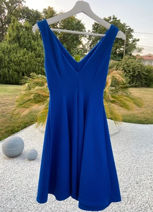 robe bleu électrique , marca: La Halle, estado: Novo sem etiquetas, tamanho: XS / 34 / 6, €10.00, €11.20 inclui Proteção do Comprador