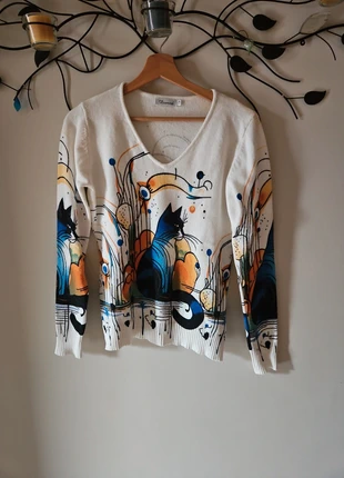 Magnifique pull col V, marque: Damod, état: Neuf avec étiquette, taille: S / 36 / 8, 30,00 €, 32,20 € Protection acheteurs incluse