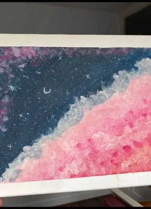 Stunning starry sky representing pink clouds, brand: Me, condition: New without tags, £23.00, £24.85 includes Buyer Protection