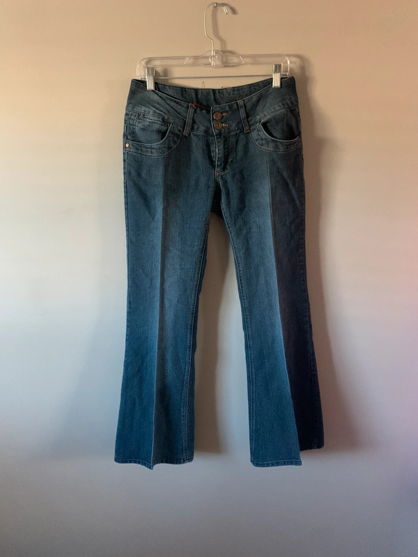 y2k bootcut lowrise jeans 1