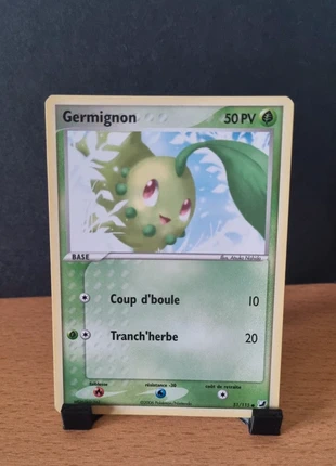 carte pokemon Germignon 51/115 Française de la série Forces Cachées bloc EX, brand: Asmodee, condition: Very good, €3.50, €4.38 includes Buyer Protection