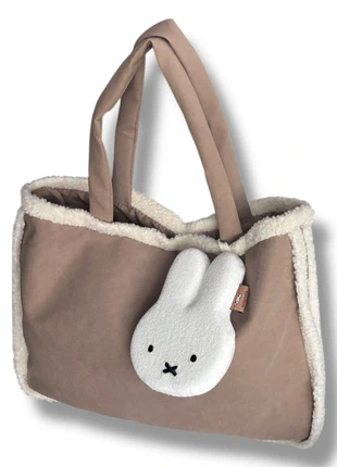Cute Nijntje Miffy Cozy everyday Bag Shopper Teddy Furr Faux Suede Kawaii Handtasche Harajuku, marque: Nijntje Miffy, état: Très bon état, 25,00 €, 26,95 € Protection acheteurs incluse