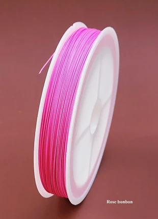 70 m de fil câblé inox 0,45 mm rose bonbon souple et résistant pour bijoux et décorations, brand: sans marque, condition: Very good, size: One size, €5.48, €6.45 includes Buyer Protection Pro