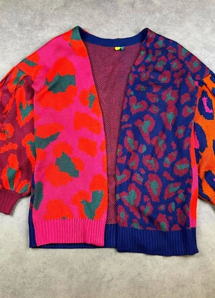 Cardigan Farm Rio coloré à motifs léopard – Taille S femme, marke: Farm Rio, zustand: Sehr gut, größe: S / 36 / 8, 122,00 €, 128,80 € inklusive Vinted-Käuferschutz