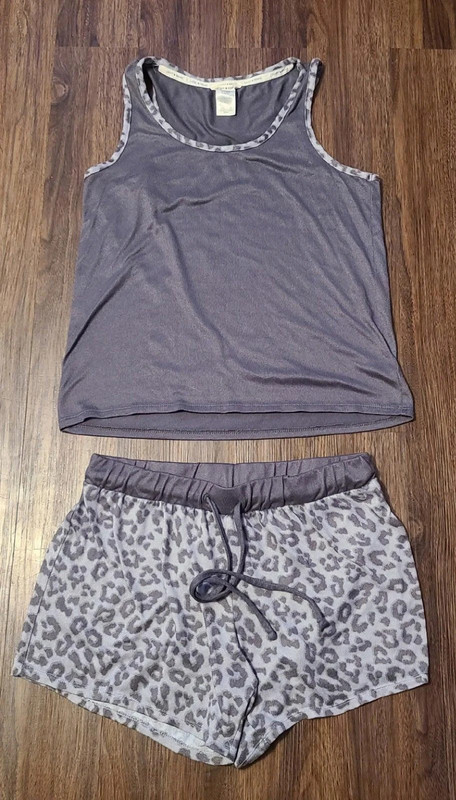 Lucky Brand Pajama Pj 4 Piece Shirt Pajama Pants Shorts S 2