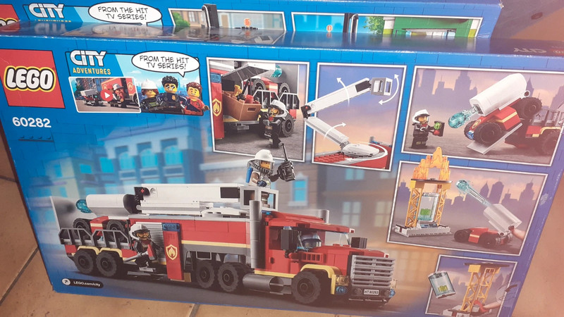LEGO City L'unité de commandement des pompiers - 60282