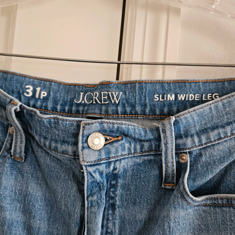 J. Crew Slim Wide Leg Jeans 2