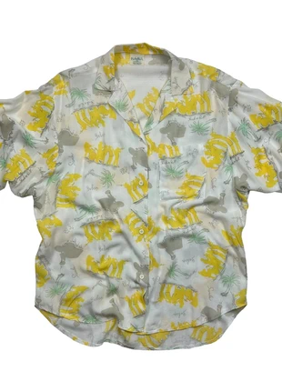 Vintage Made in France Nana Belle Shirt                    (100% Rayon), brand: Nana Belle, condizioni: Ottime, taglia: Altro, €10.00, €11.20 include la Protezione acquisti