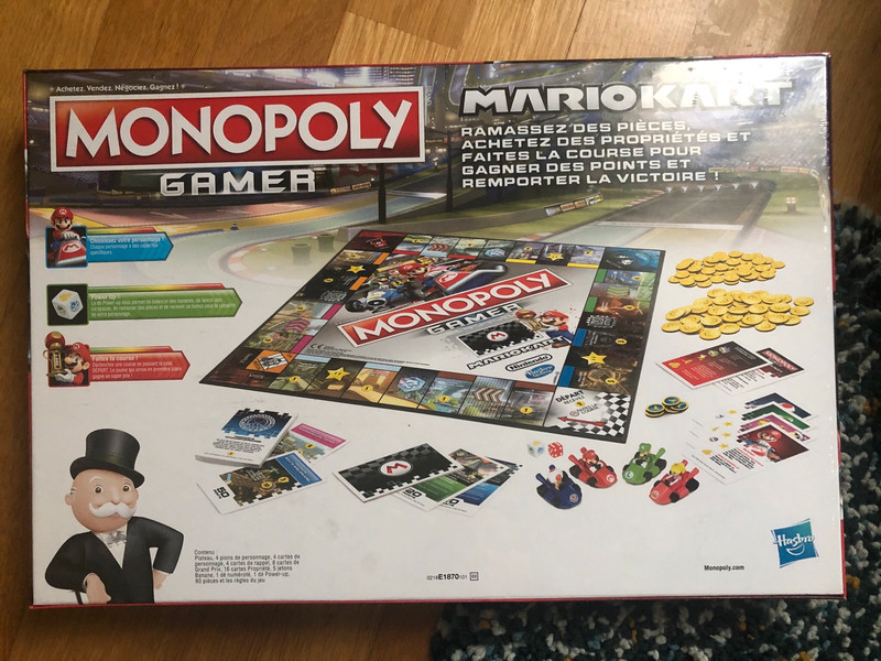  Monopoly - Gamer Mario Kart, E1870 (French) : Toys & Games