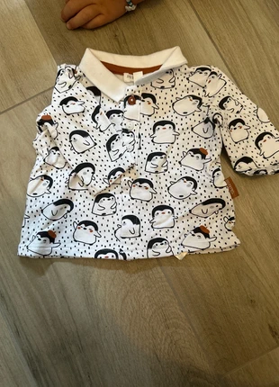 polo manche longue, brand: Du Pareil au Même, condition: Very good, size: 1-3 months / 56 cm, €2.00, €2.80 includes Buyer Protection