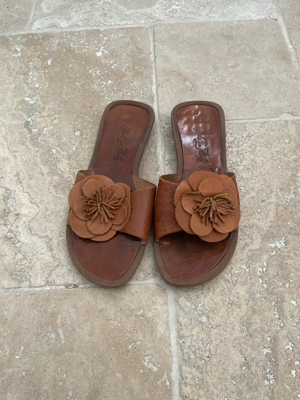 Claquette cuir cheap