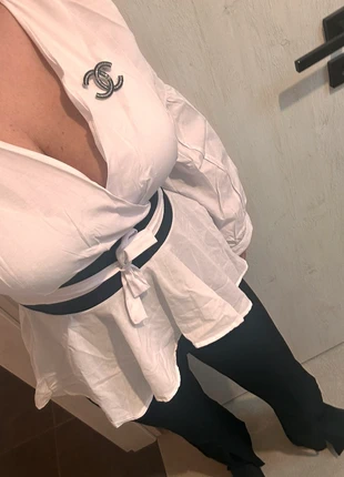 Ensemble chic et élégant, staat: Nieuw met prijskaartje, maat: L / 40 / 12, € 15,00, € 16,45 inclusief Kopersbescherming