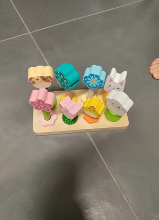 Jeu d'assemblage en bois enfant, merk: Lupoline, staat: Heel goed, maat: 9-12 maanden / 74 cm, € 1,00, € 1,75 inclusief Kopersbescherming