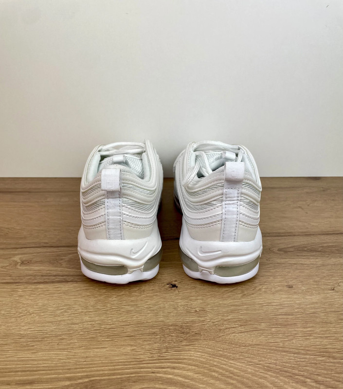 Sneakers basket nike air max 97 triple white taille 41 neuve 3