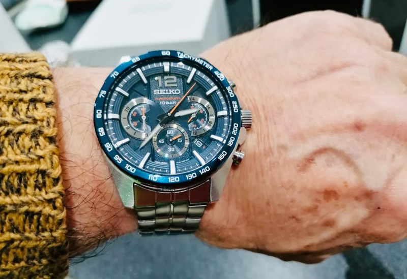 Montre chrono Seiko SSB 349 tat Neuf. Vinted