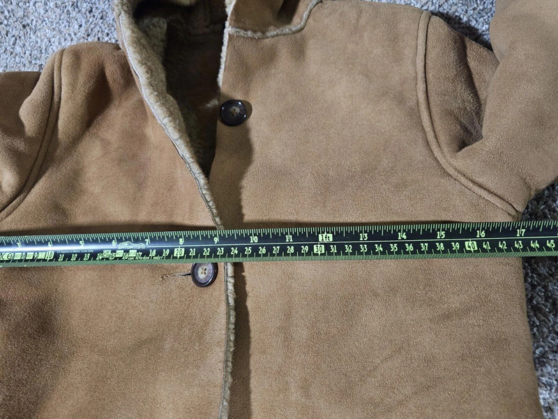 Gap Suede Sherpa Hooded Jacket L(10) See Measurements 5