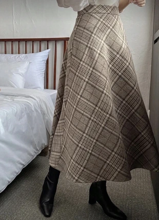 🤎 Jupe Longue à Carreaux Élégante – Taille S Femme, condition: New without tags, size: S / 36 / 8, €35.00, €37.45 includes Buyer Protection