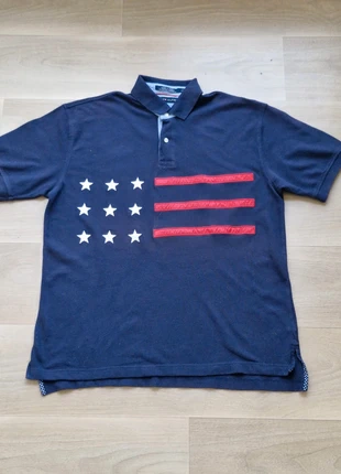 Polo tommy hilfigher bleu USA taille L 100% cotton, marke: Tommy Hilfiger, zustand: Sehr gut, größe: L, 10,90 €, 12,15 € inklusive Vinted-Käuferschutz
