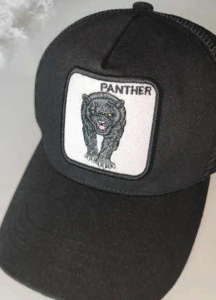 Cappello "panther" nero con retina, brand: Panther, condizioni: Nuovo senza cartellino, taglia: Taglia unica, €10.00, €11.20 include la Protezione acquisti