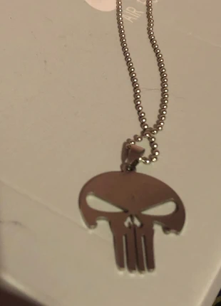 Punisher necklace, brand: punisher, condition: Very good, £3.00, £3.85 includes Buyer Protection