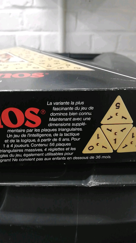 9 jeux de société - Le Triomino de luxe