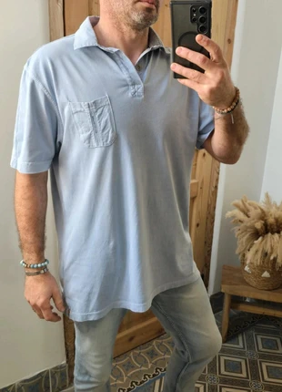 Polo bleu ciel Mat de Misaine 46/48, marca: Mat de Misaine, estado: Muito bom, tamanho: XXXL, €14.00, €15.40 inclui Proteção do Comprador Pro